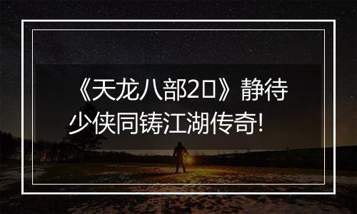 《天龙八部2​》静待少侠同铸江湖传奇!