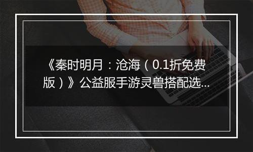 《秦时明月：沧海（0.1折免费版）》公益服手游灵兽搭配选择