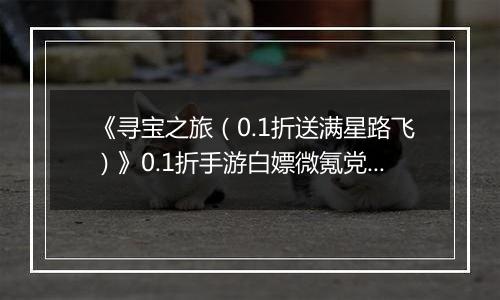 《寻宝之旅（0.1折送满星路飞）》0.1折手游白嫖微氪党阵容攻略