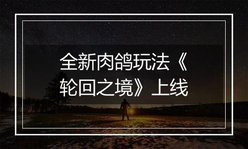 全新肉鸽玩法《轮回之境》上线