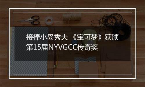 接棒小岛秀夫 《宝可梦》获颁第15届NYVGCC传奇奖