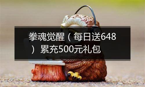拳魂觉醒（每日送648） 累充500元礼包