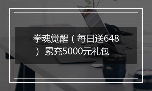 拳魂觉醒（每日送648） 累充5000元礼包