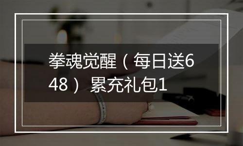拳魂觉醒（每日送648） 累充礼包1