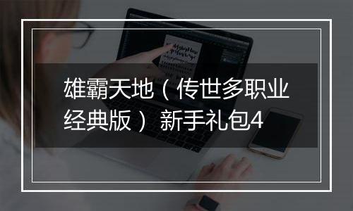 雄霸天地（传世多职业经典版） 新手礼包4